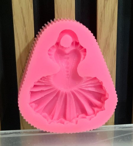 قالب سيلكون عشكل فستان